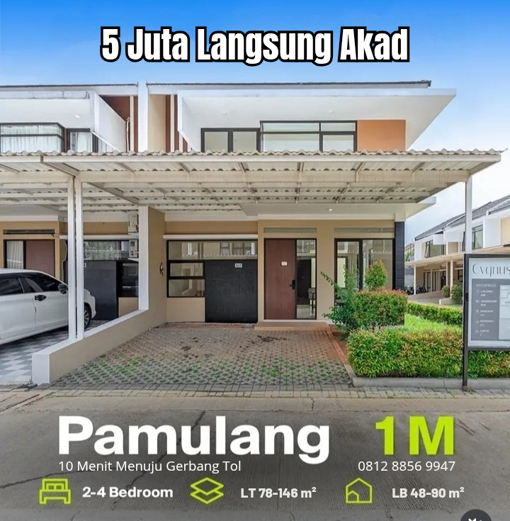 Properti terdaftar untuk dijual atau disewa - Rumah Ready Siap Huni Lokasi Strategis Dkt Universitas Pamulang